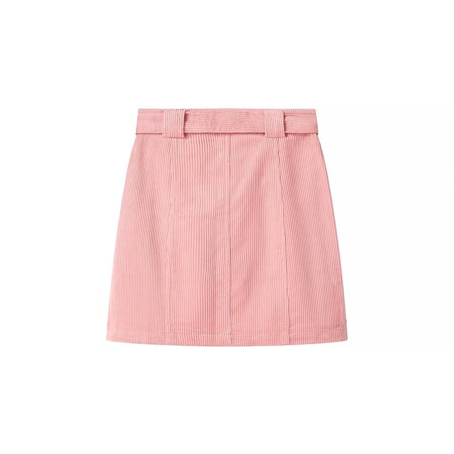 Street Style A-Line Corduroy Skirt for Women – Trendy Fit - Image 5