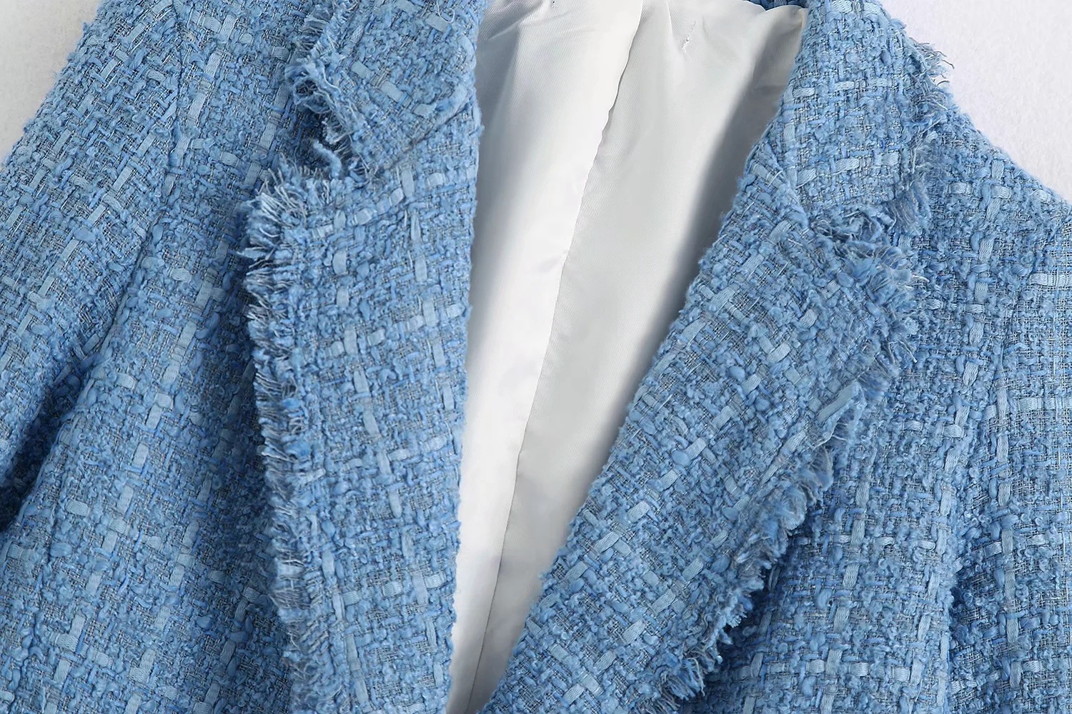 Women’s Blue Lyocell Blazer | Elegant Office & Formal Wear - Image 2